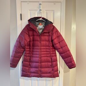 Columbia Size large Women’s Heavenly Long Hooded Jacket